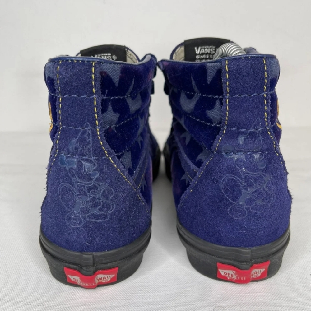 Disney Vans Sk8-Hi Sorcerer's Apprentice Blue View 4